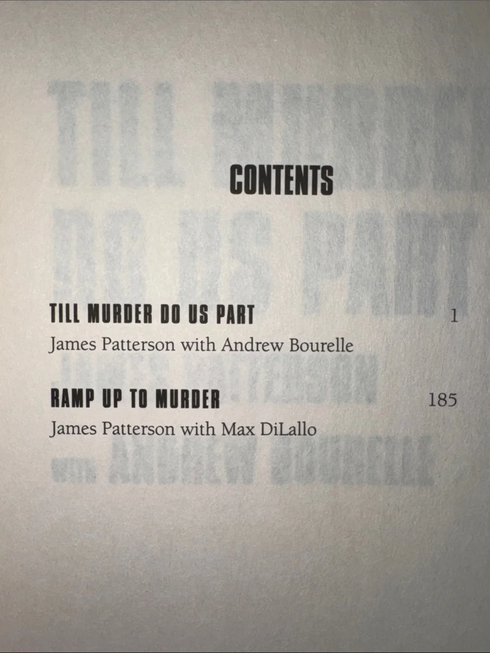 James Patterson Till Murder Do Us Part - softcover - Picture 9 of 12
